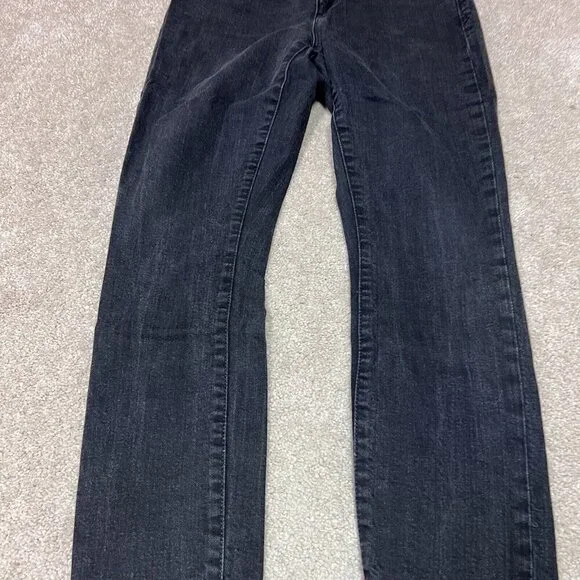 Gap High Rise Skinny Jeans Women’s Black Pockets Size 27 Short - Picture 7 of 13